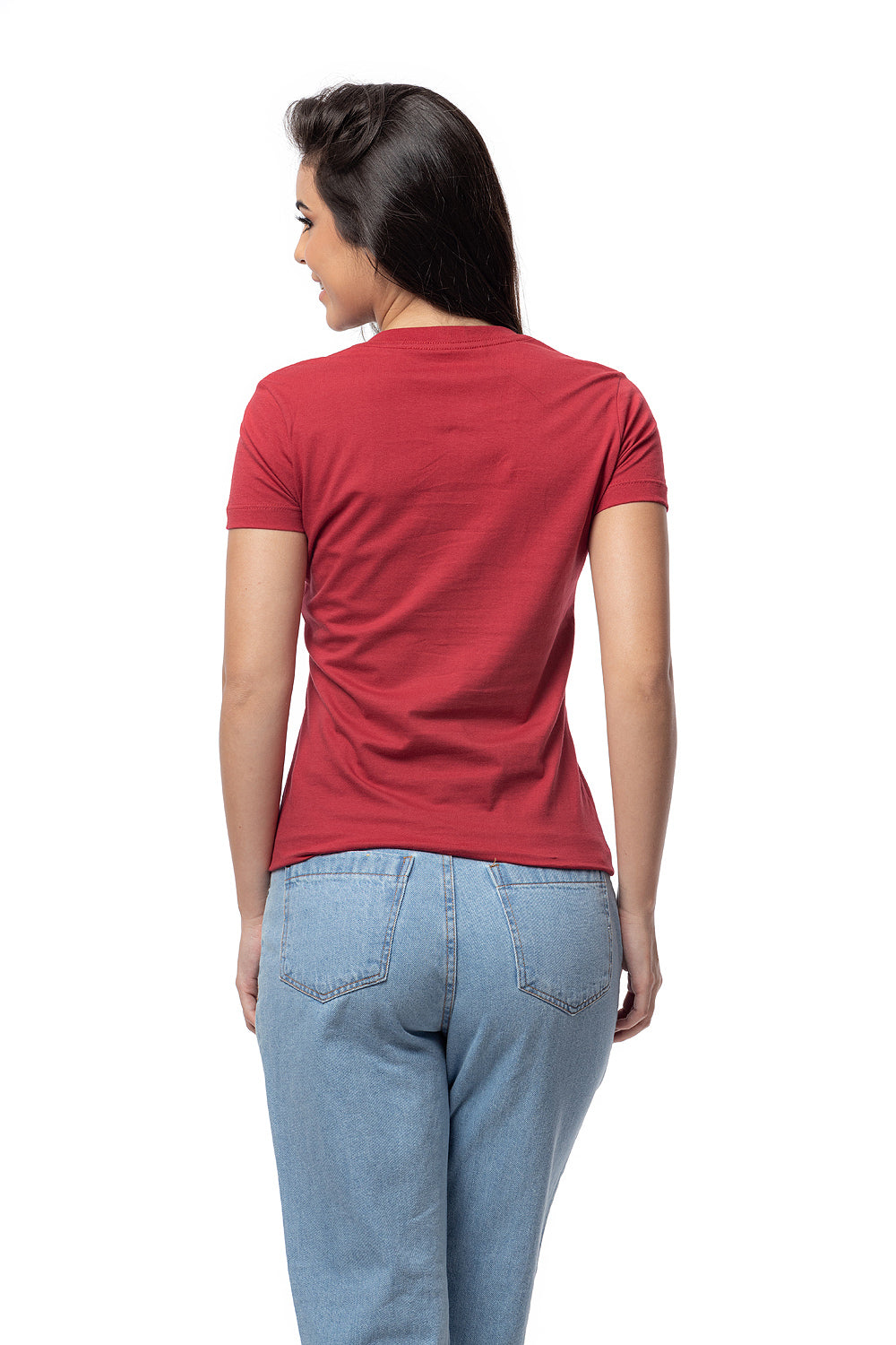 Camiseta Feminina Decote V
