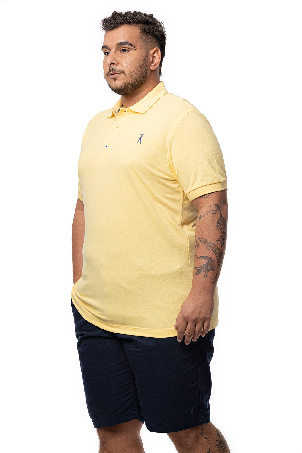 Camisa Polo Lisa Plus Size