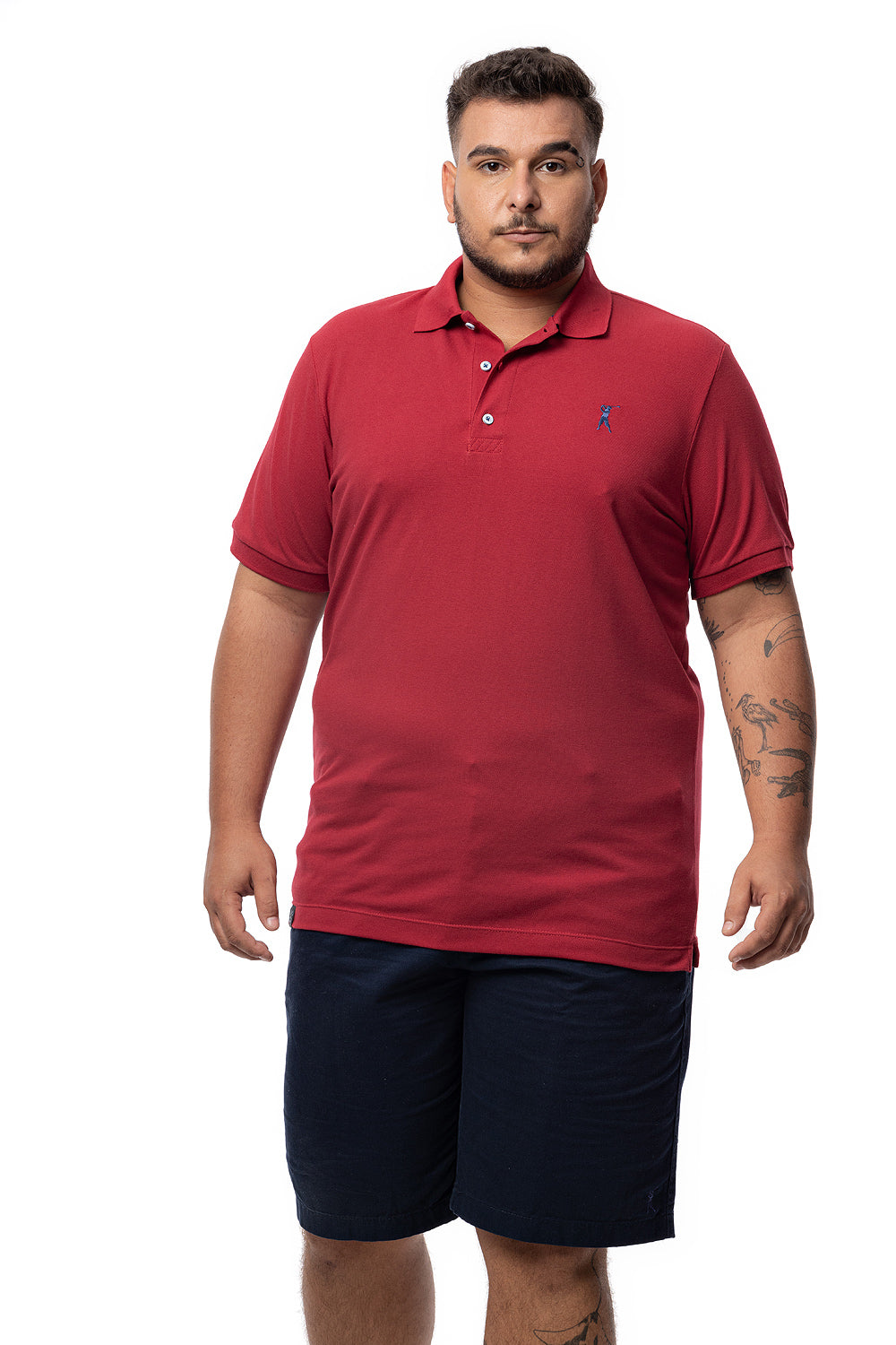Camisa Polo Lisa Plus Size