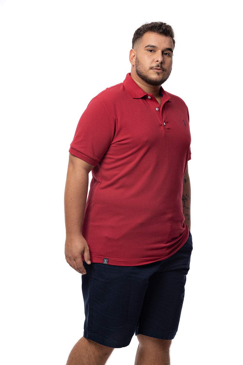 Camisa Polo Lisa Plus Size