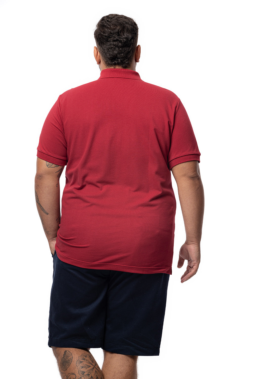 Camisa Polo Lisa Plus Size
