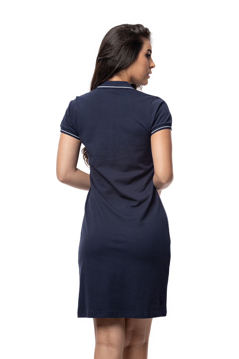 Vestido Piquet Friso