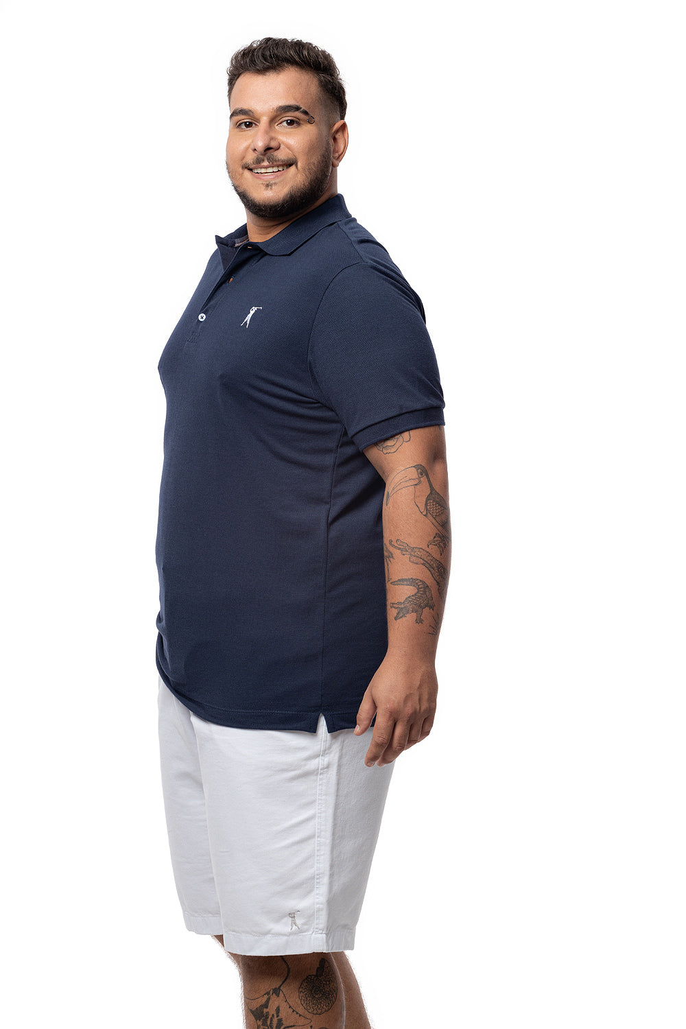 Camisa Polo Lisa Plus Size