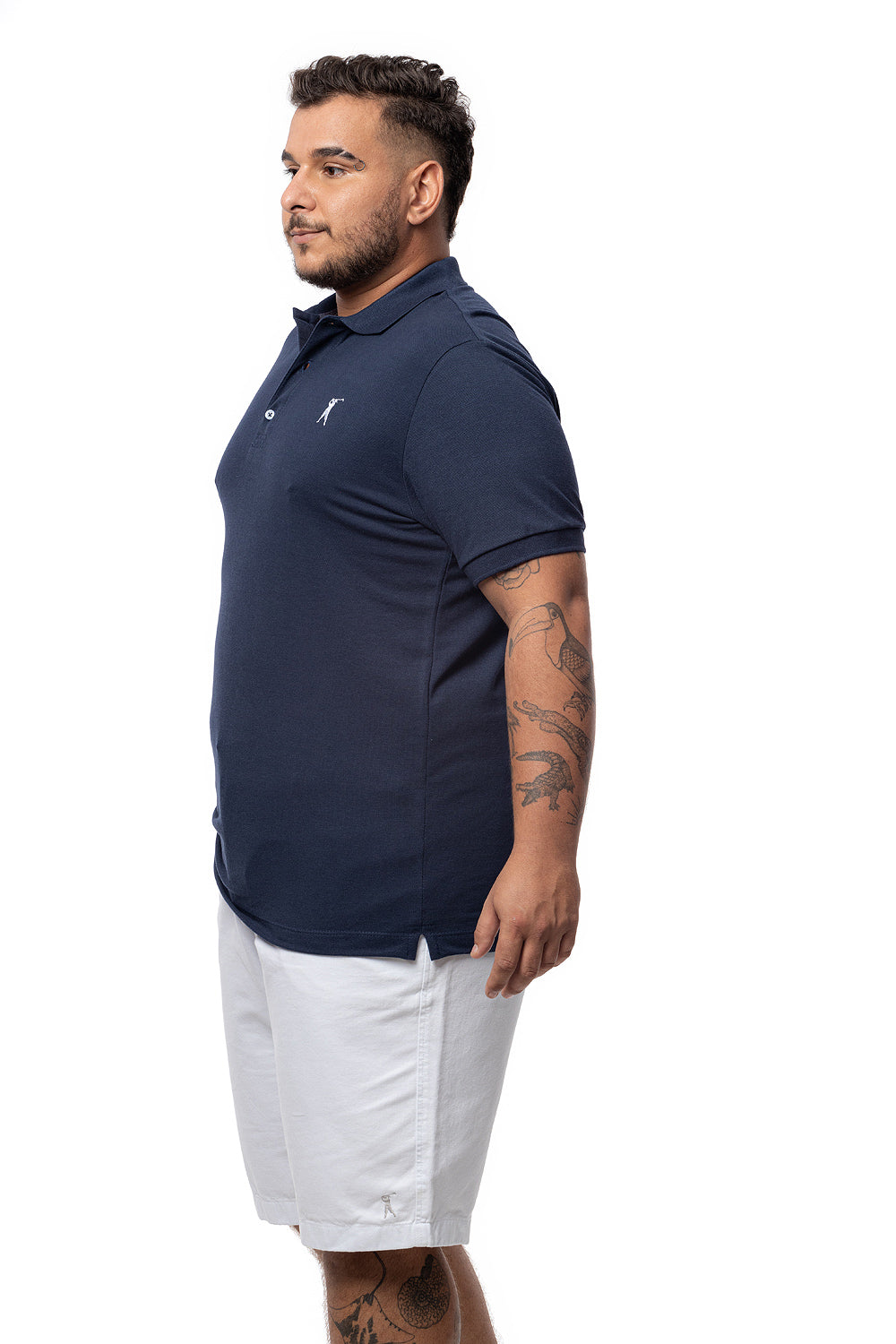 Camisa Polo Lisa Plus Size