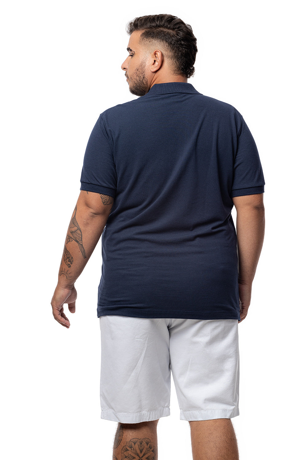 Camisa Polo Lisa Plus Size