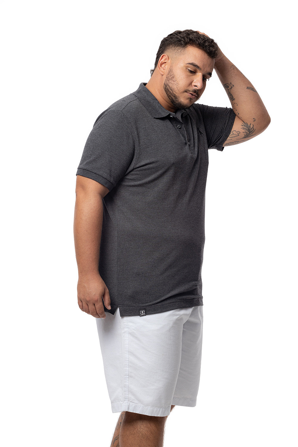 Camisa Polo Lisa Plus Size