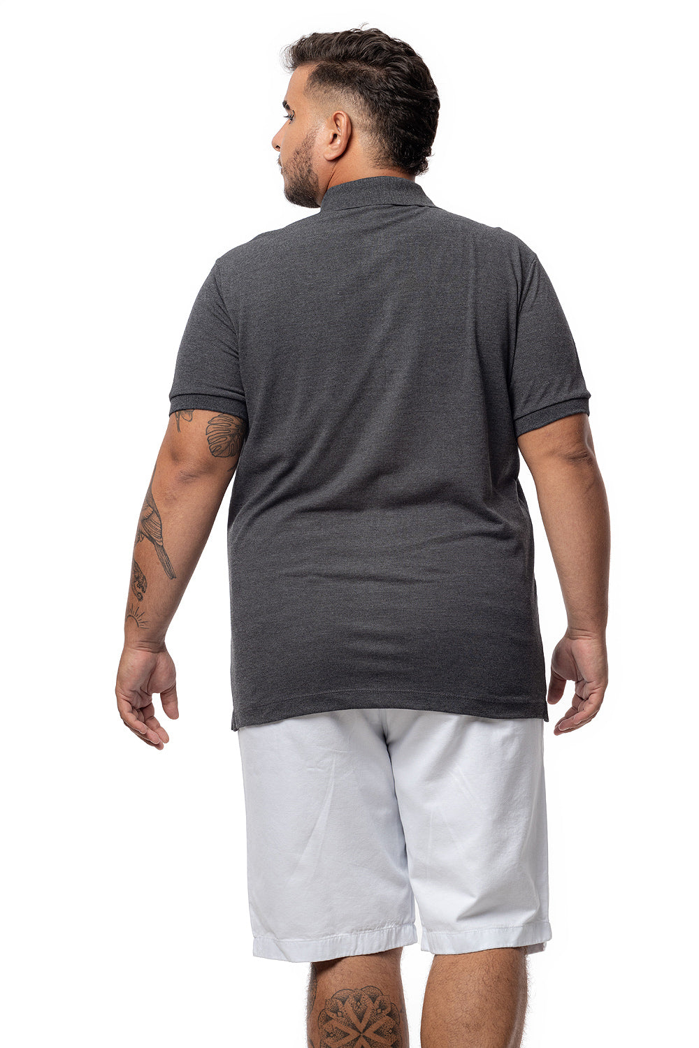 Camisa Polo Lisa Plus Size