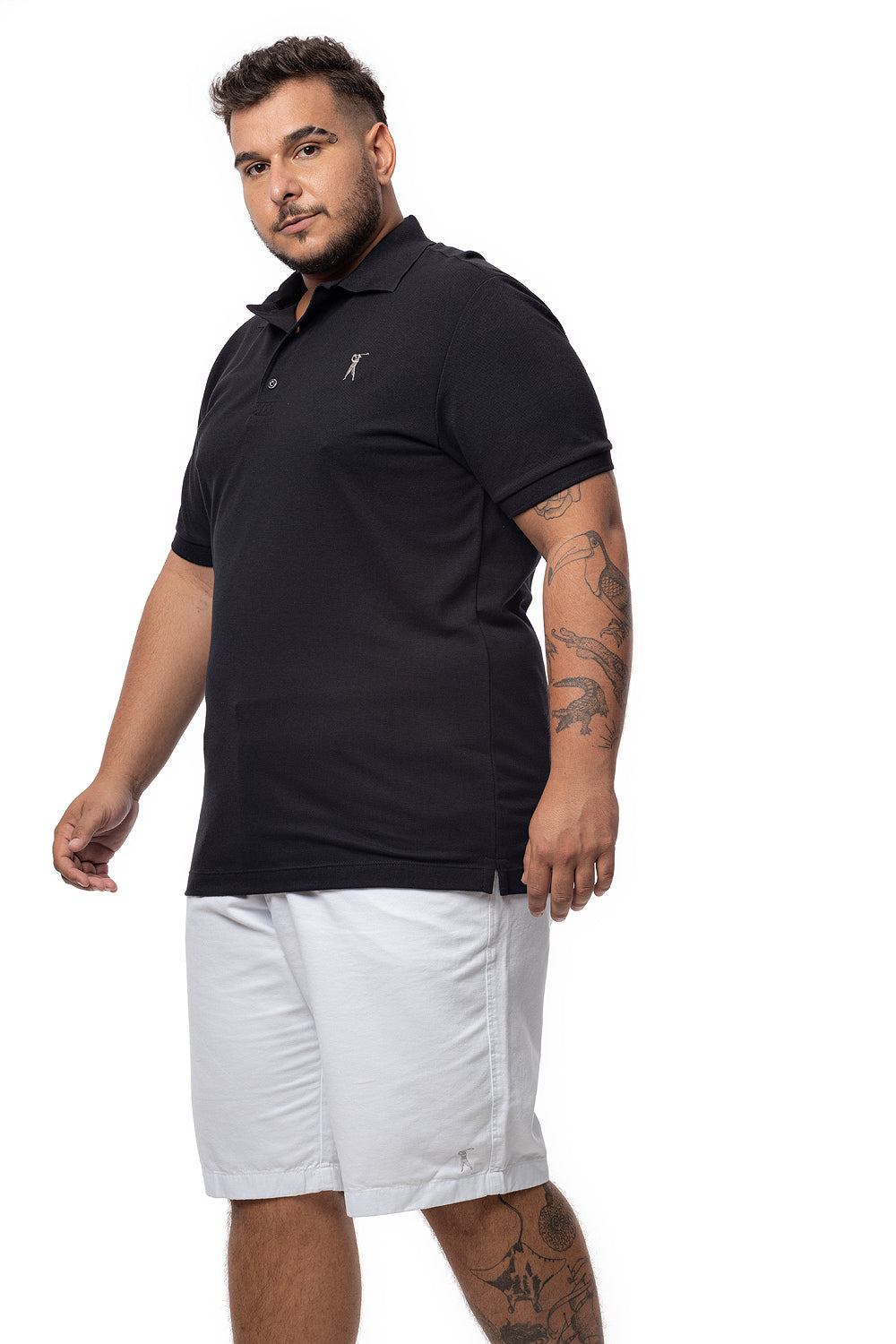 Camisa Polo Lisa Plus Size