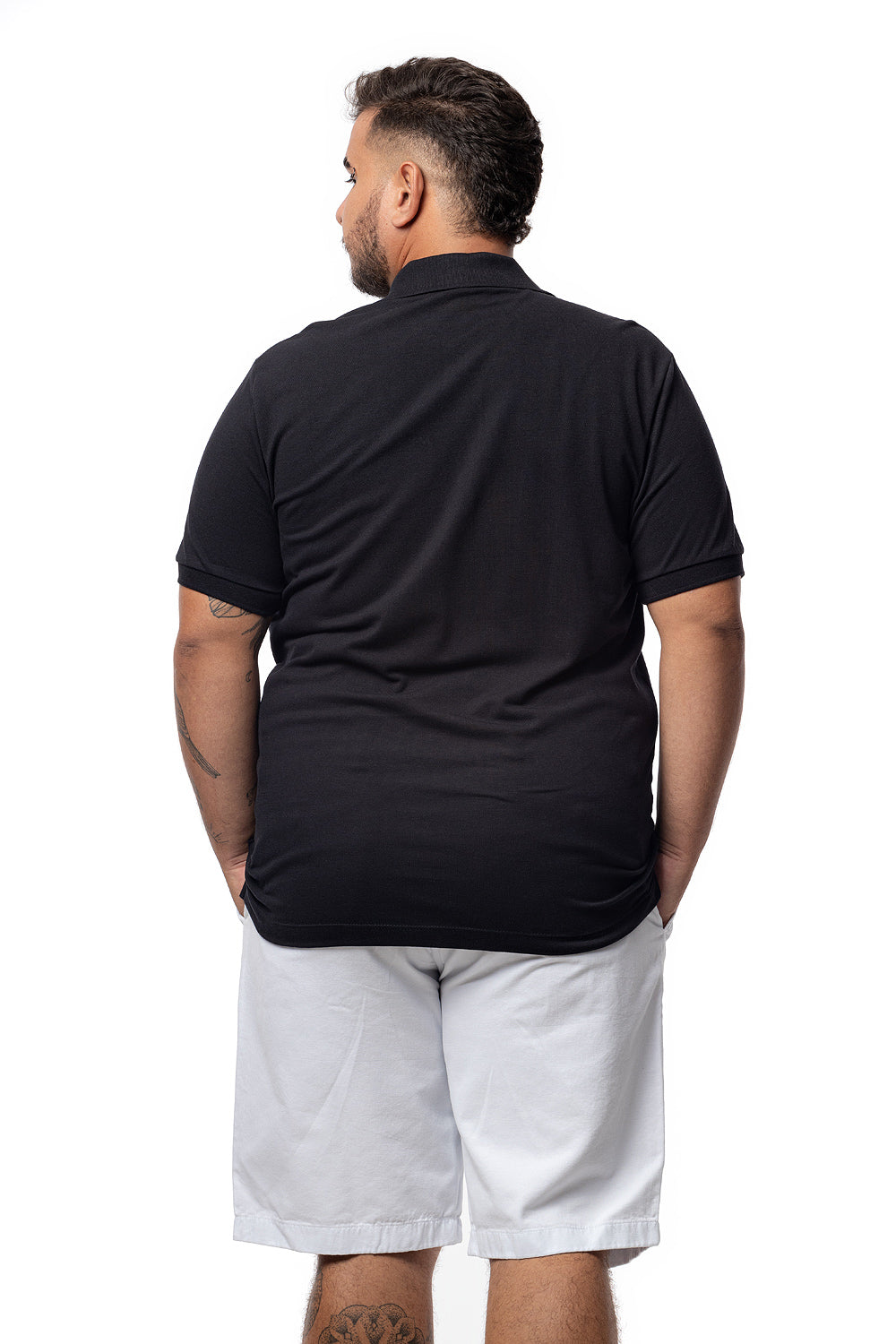 Camisa Polo Lisa Plus Size