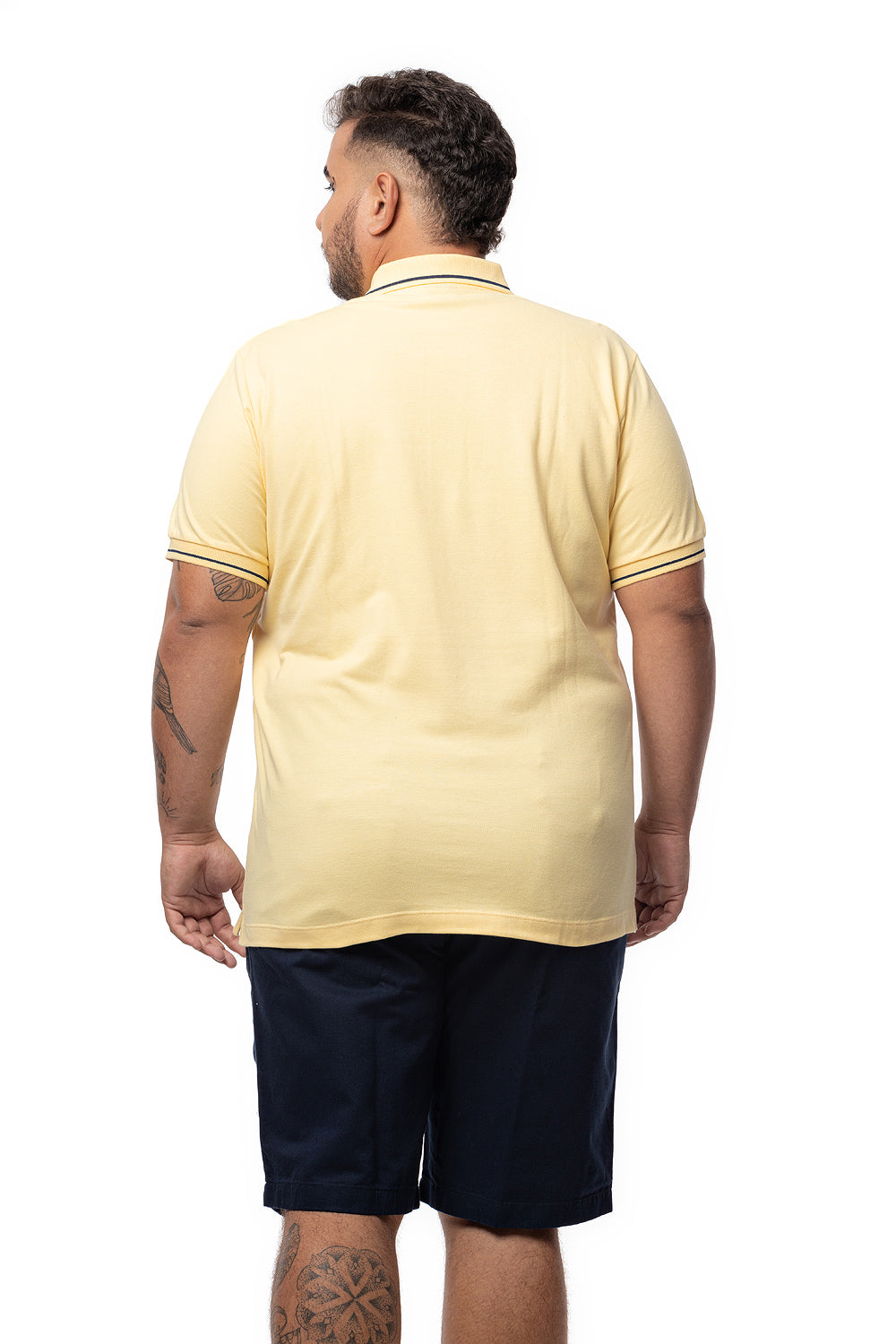Camisa Polo Friso Plus Size