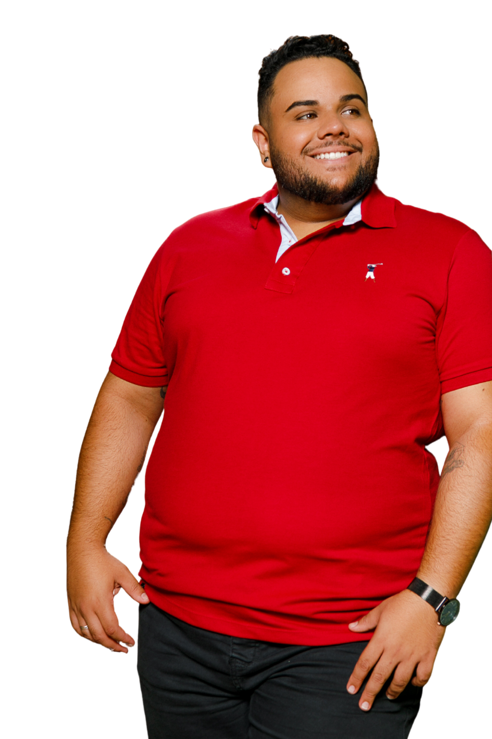 Camisa Polo Colarinho Plus Size