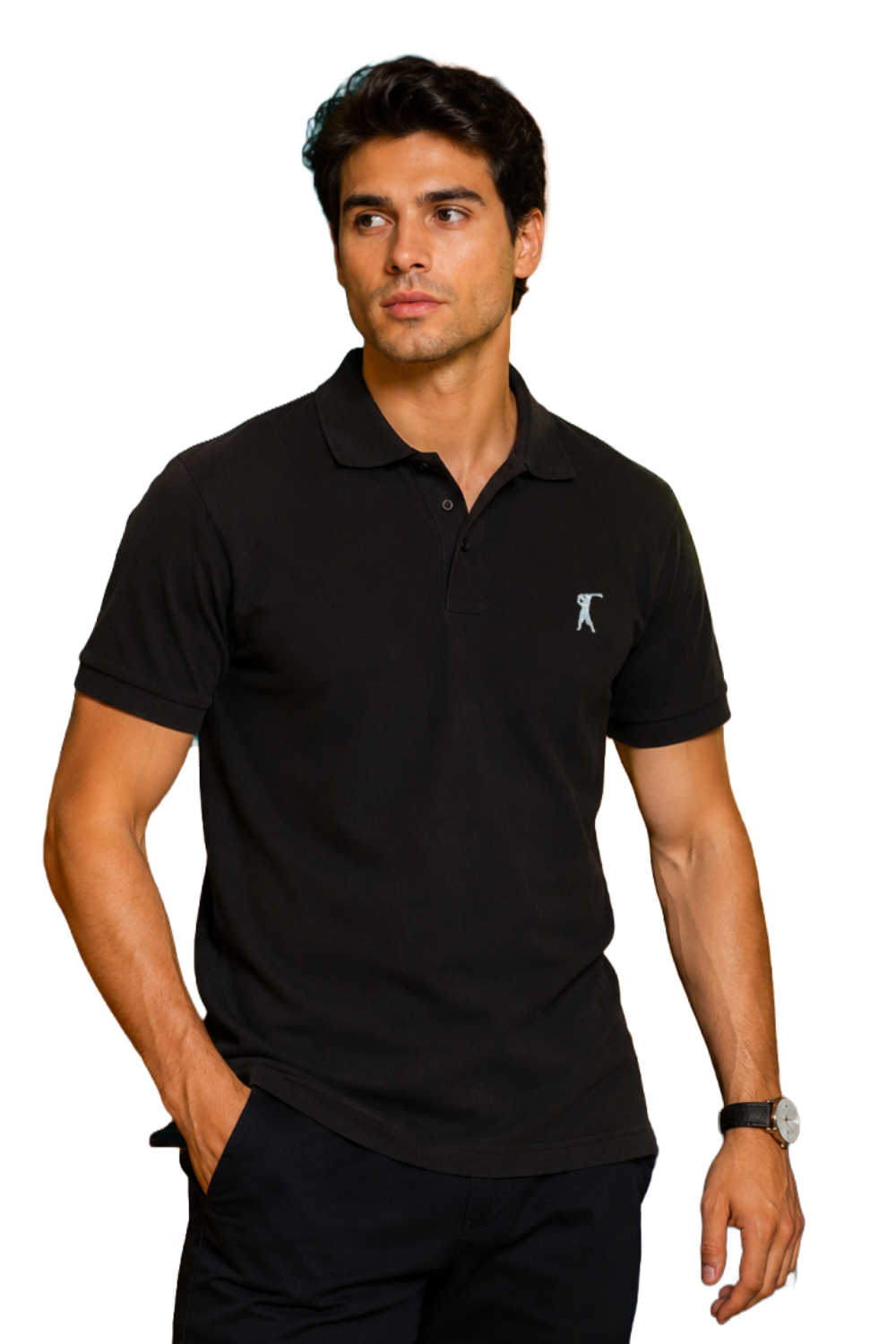 Camisa Polo Detalhe Patô em V