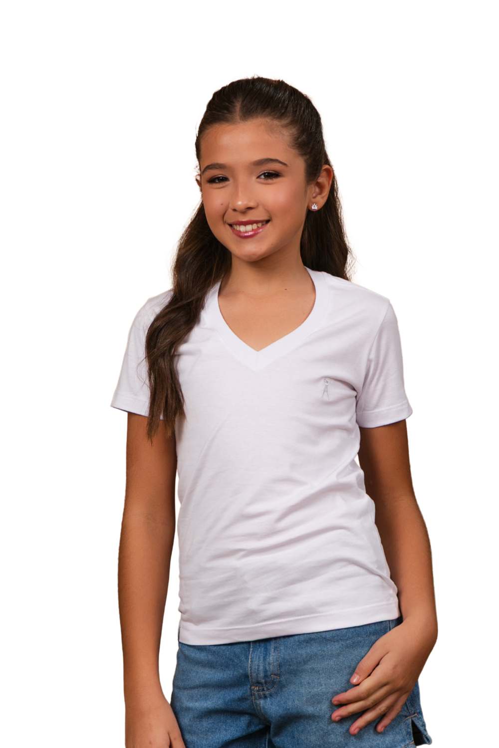 Camiseta Decote V Infantil