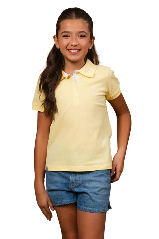 Camisa Polo Baby Look Infantil