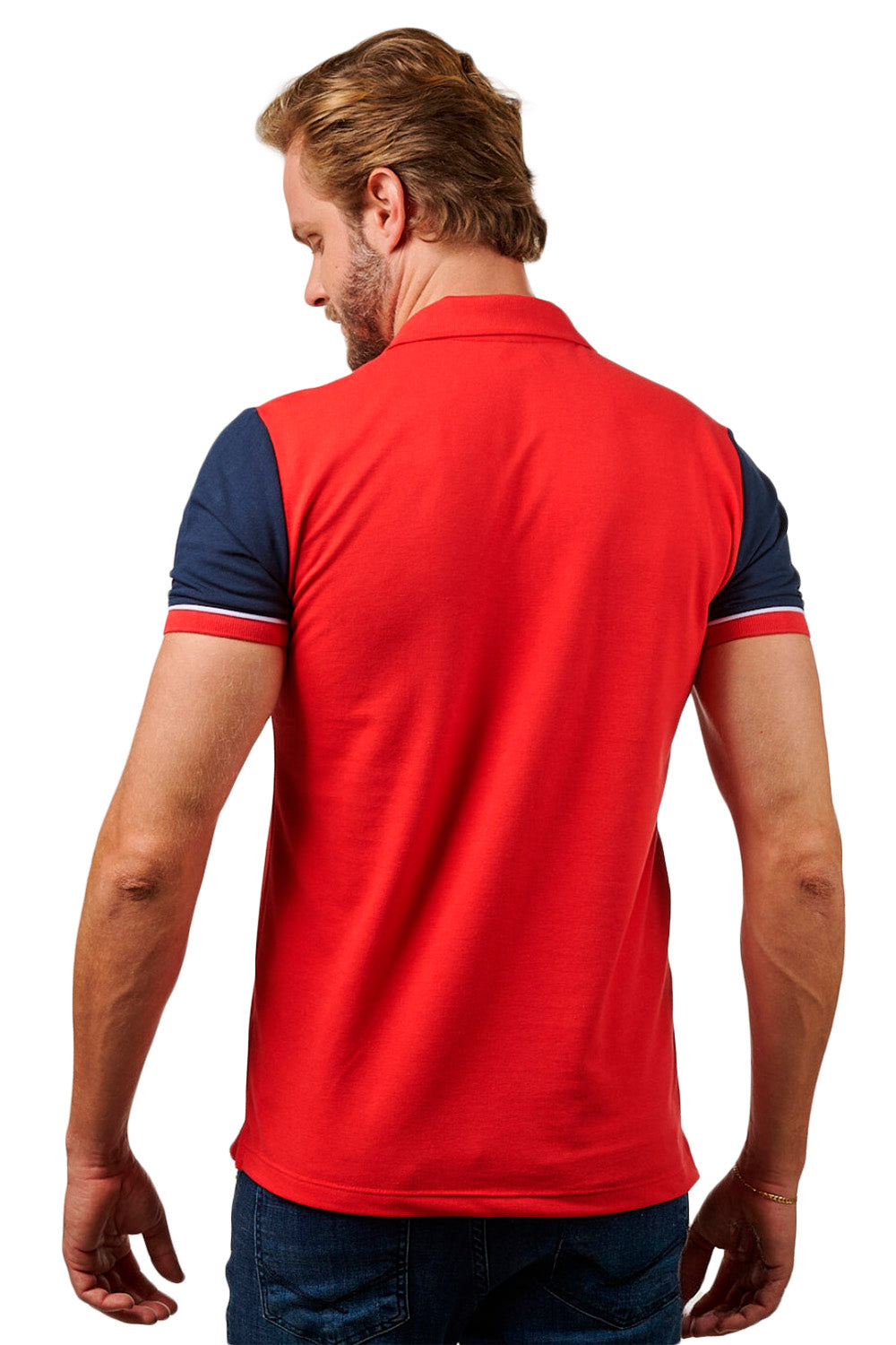 Camisa Polo Vivo Manga Brasão