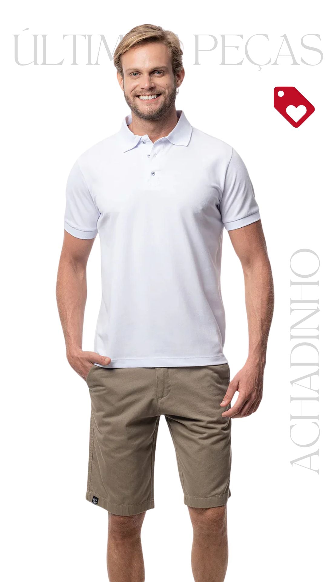 Camisa Polo C/ Cadarço Sem Bordado